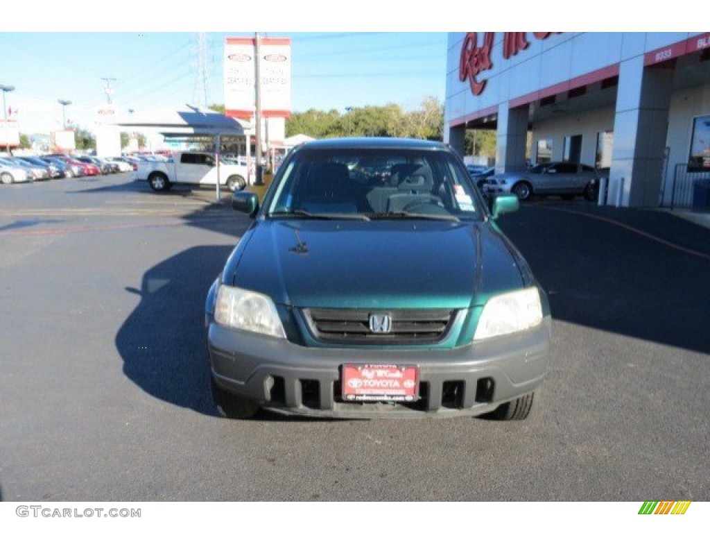 2001 CR-V EX 4WD - Clover Green Pearl / Dark Gray photo #2