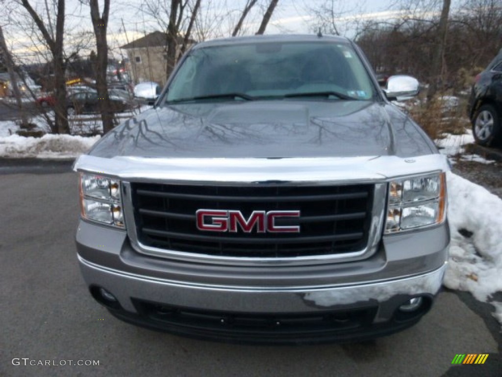 2008 Sierra 1500 SL Extended Cab - Steel Gray Metallic / Dark Titanium photo #2