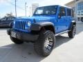 2011 Cosmos Blue Jeep Wrangler Unlimited Rubicon 4x4  photo #5