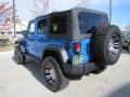 2011 Cosmos Blue Jeep Wrangler Unlimited Rubicon 4x4  photo #8