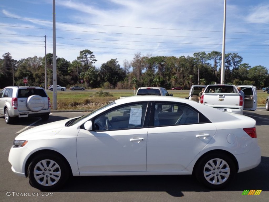 Clear White 2010 Kia Forte LX Exterior Photo #75835480