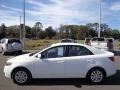 Clear White 2010 Kia Forte LX Exterior