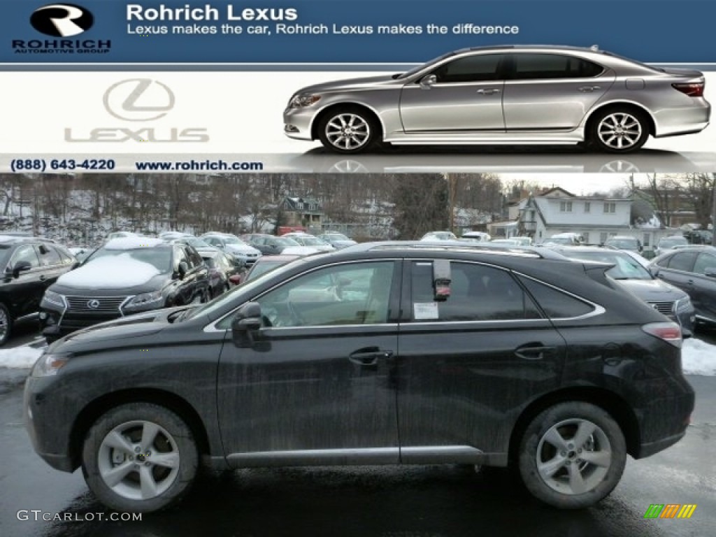 2013 RX 350 AWD - Obsidian Black / Parchment/Espresso Birds Eye Maple photo #1