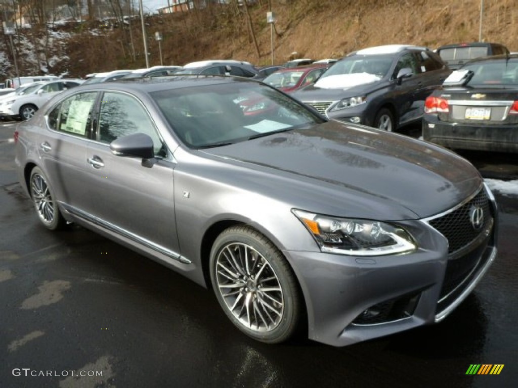 Nebula Gray Pearl 2013 Lexus LS 460 F Sport AWD Exterior Photo #75837567
