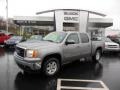 Steel Gray Metallic - Sierra 1500 SLT Crew Cab 4x4 Photo No. 1