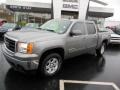 Steel Gray Metallic - Sierra 1500 SLT Crew Cab 4x4 Photo No. 2