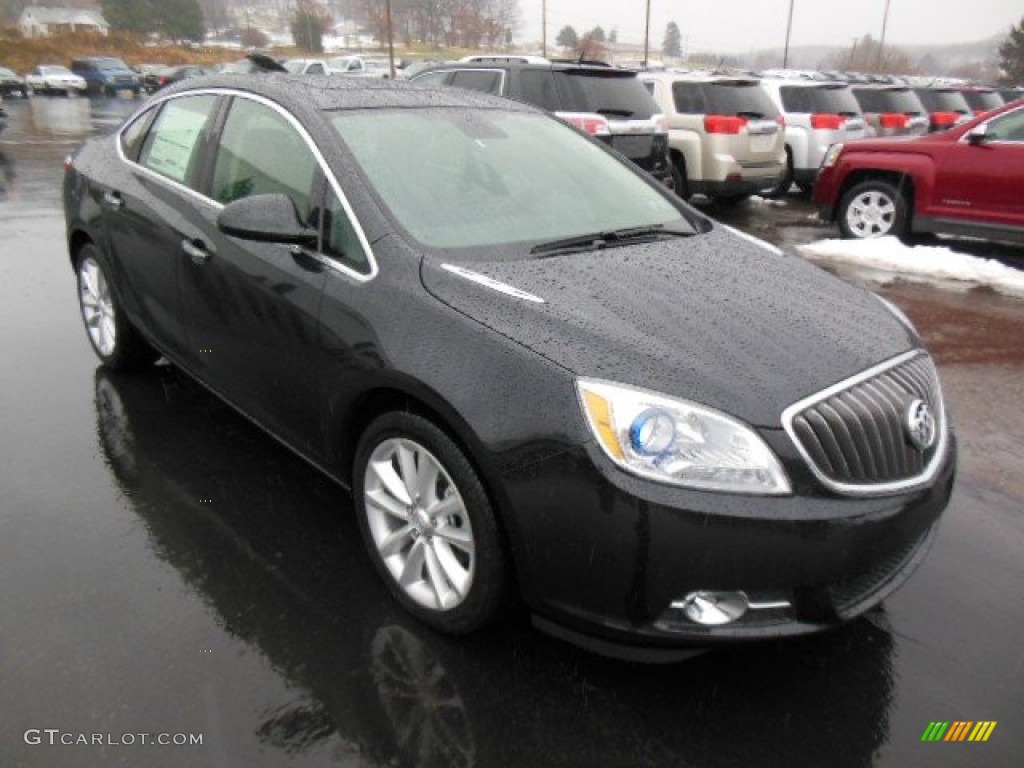 Carbon Black Metallic 2013 Buick Verano FWD Exterior Photo #75839485