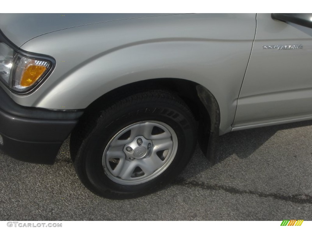 2004 Tacoma Regular Cab - Lunar Mist Metallic / Charcoal photo #4