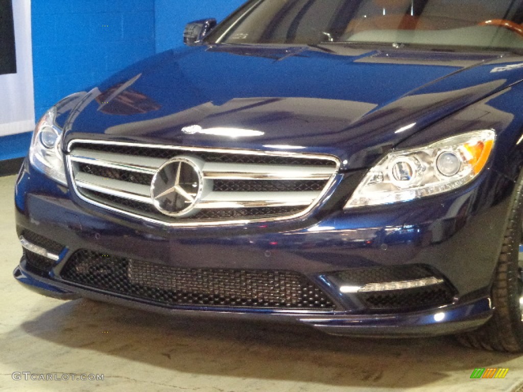 2012 CL 550 4MATIC - Lunar Blue Metallic / designo Light Brown photo #3