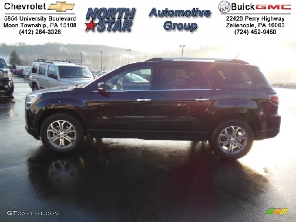 2013 Acadia SLT AWD - Carbon Black Metallic / Ebony photo #1