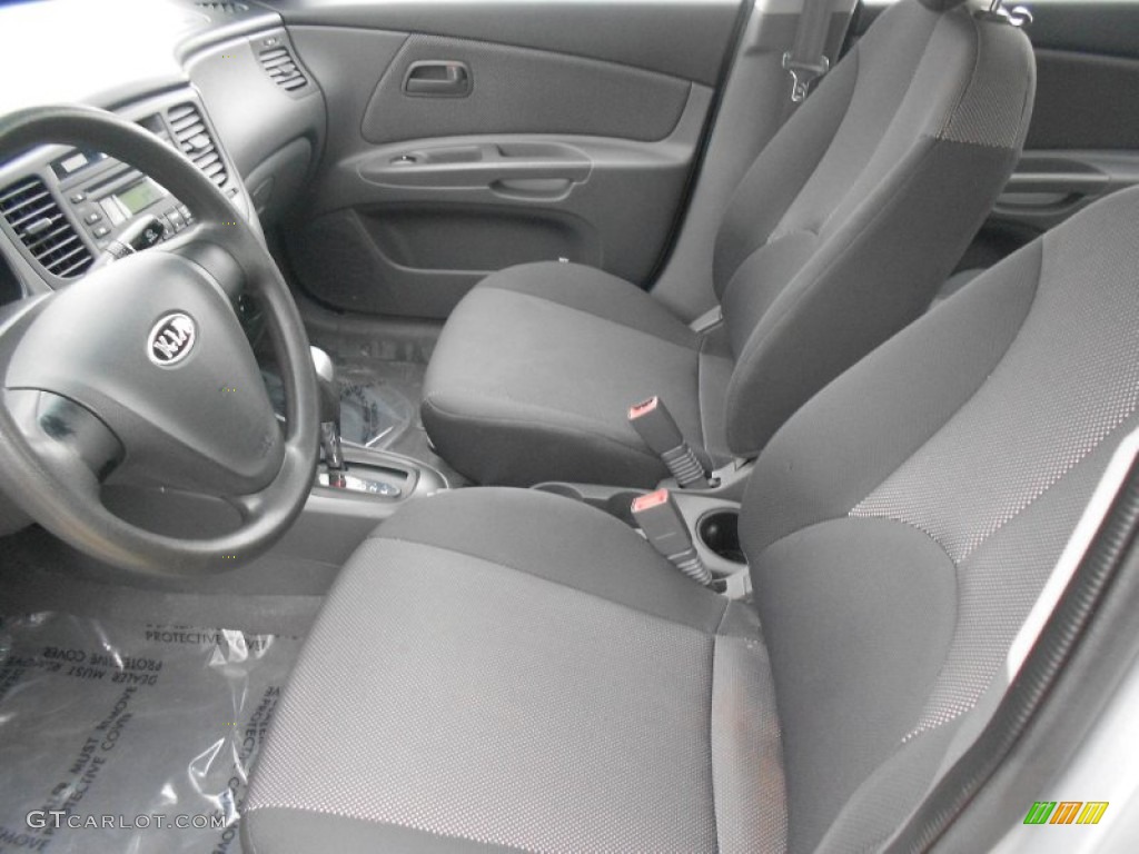 2007 Rio LX Sedan - Silver / Gray photo #11