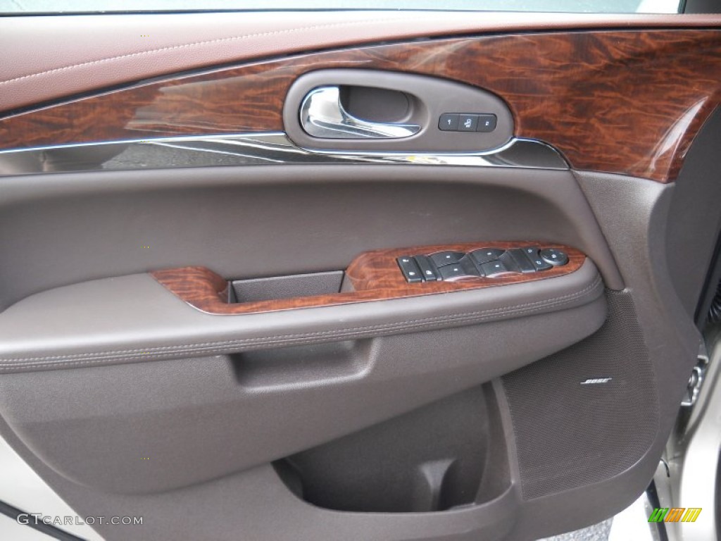 2013 Enclave Leather - Champagne Silver Metallic / Cocoa Leather photo #6