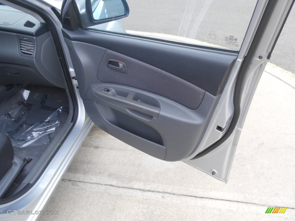 2007 Rio LX Sedan - Silver / Gray photo #18