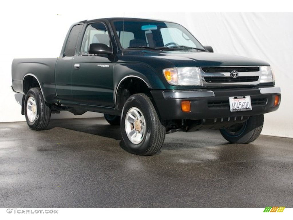 2000 Tacoma PreRunner Extended Cab - Imperial Jade Green Mica / Gray photo #1