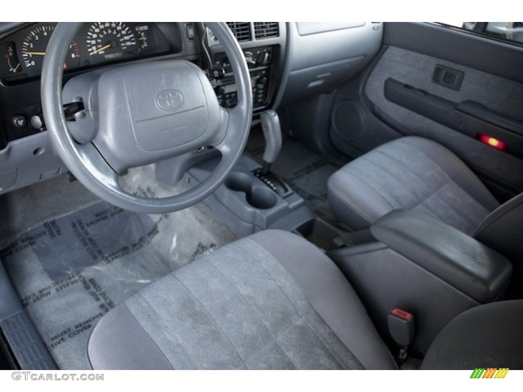 Gray Interior 2000 Toyota Tacoma PreRunner Extended Cab Photo #75841459