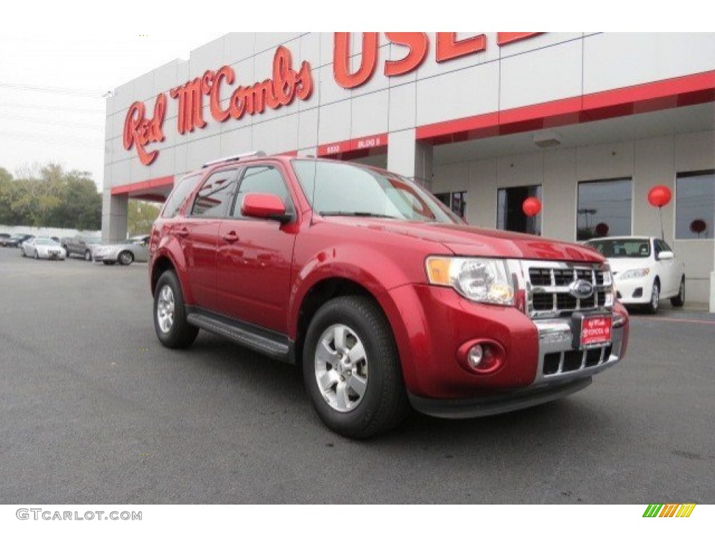 2009 Escape Limited V6 - Sangria Red Metallic / Charcoal photo #1