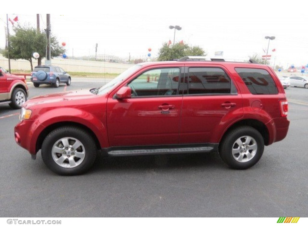 2009 Escape Limited V6 - Sangria Red Metallic / Charcoal photo #4