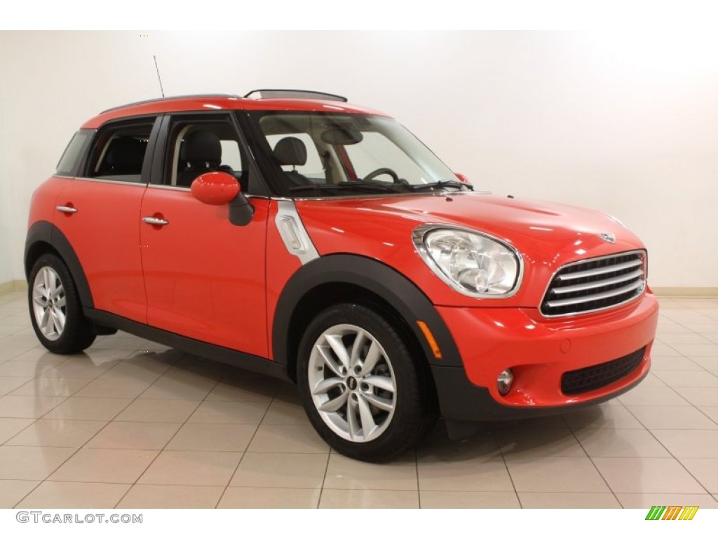 Pure Red 2012 Mini Cooper Countryman Exterior Photo #75842884