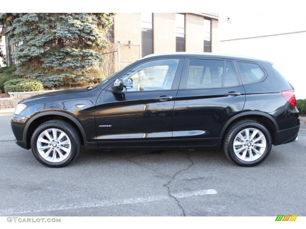 Black Sapphire Metallic 2013 BMW X3 xDrive 28i Exterior Photo #75843901