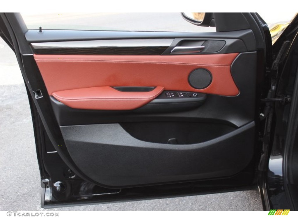 2013 BMW X3 xDrive 28i Chestnut Door Panel Photo #75843913