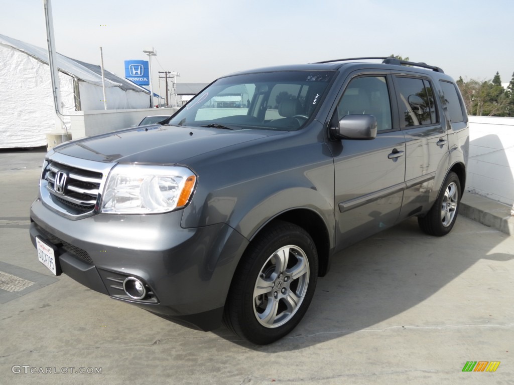 Polished Metal Metallic 2012 Honda Pilot EX-L Exterior Photo #75843997