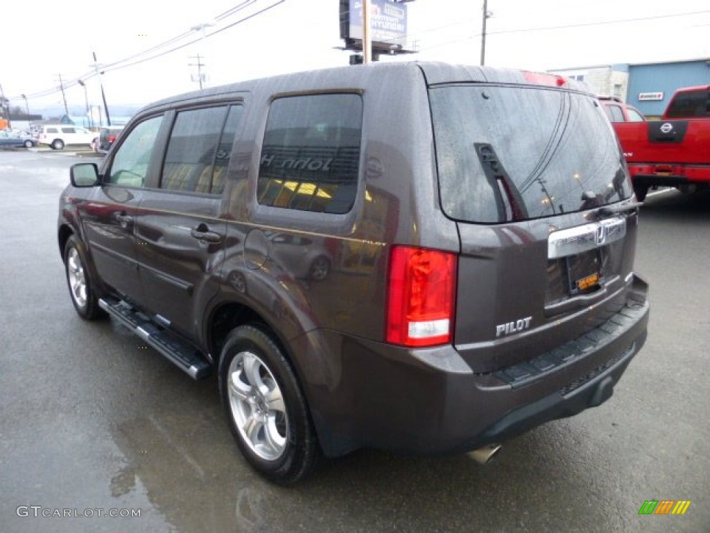 Dark Amber Metallic 2012 Honda Pilot EX 4WD Exterior Photo #75844012