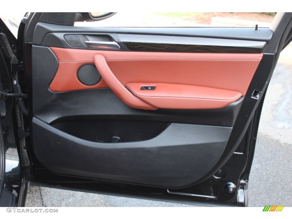 2013 BMW X3 xDrive 28i Chestnut Door Panel Photo #75844256