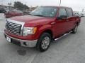 2010 Red Candy Metallic Ford F150 XLT SuperCrew  photo #7