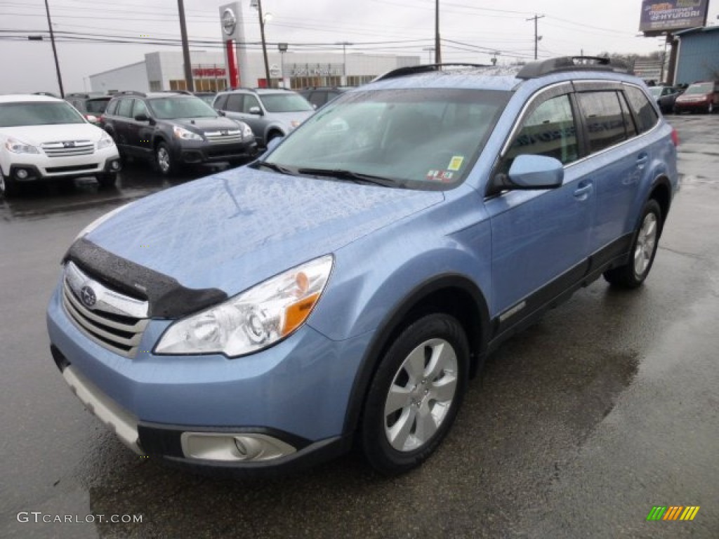 Sky Blue Metallic 2011 Subaru Outback 3.6R Limited Wagon Exterior Photo #75844267