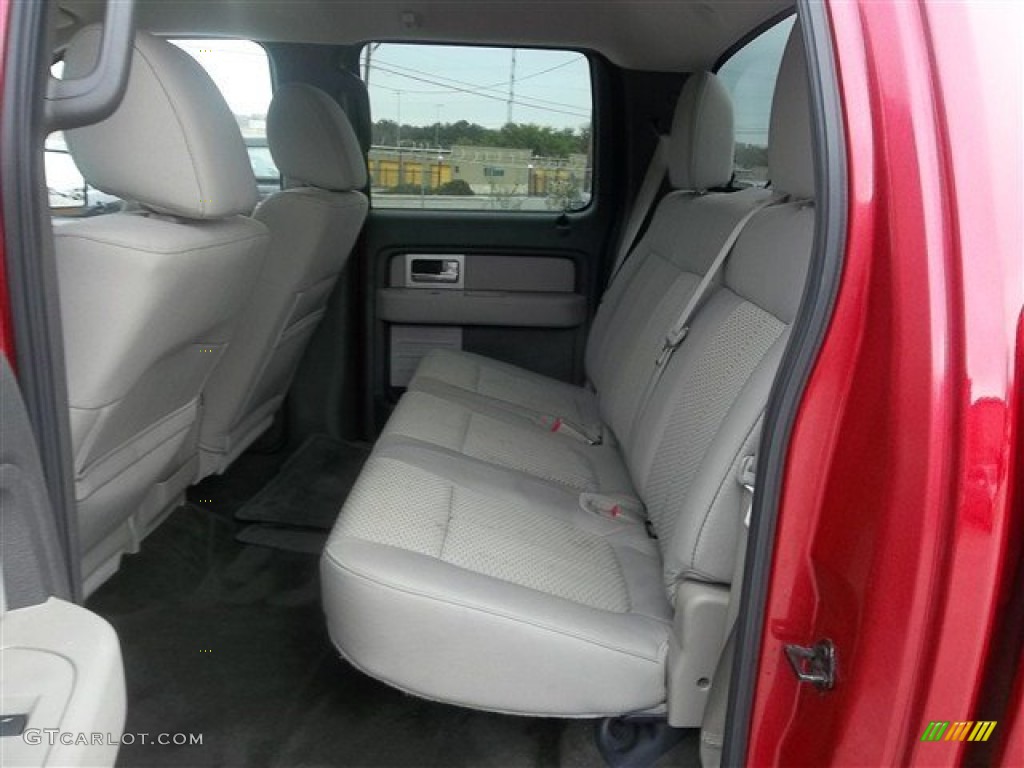 2010 F150 XLT SuperCrew - Red Candy Metallic / Medium Stone photo #10