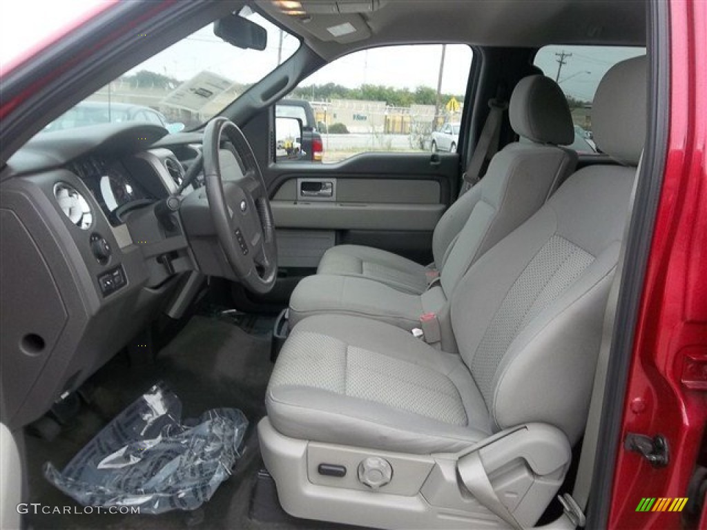 2010 F150 XLT SuperCrew - Red Candy Metallic / Medium Stone photo #12