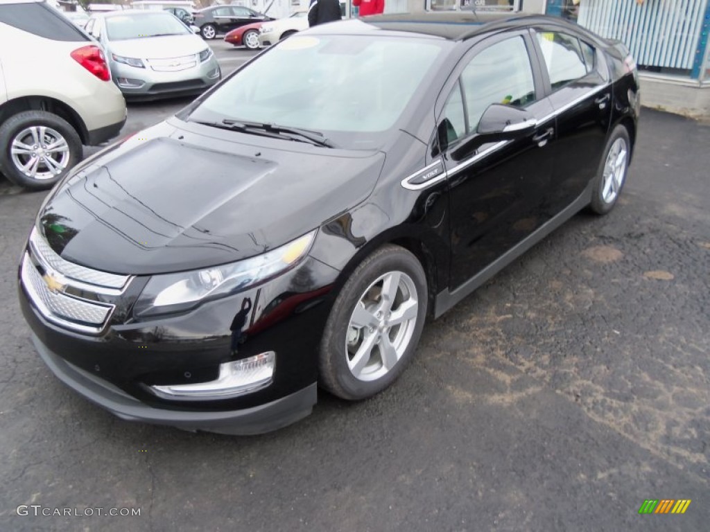 Black 2012 Chevrolet Volt Hatchback Exterior Photo #75845893