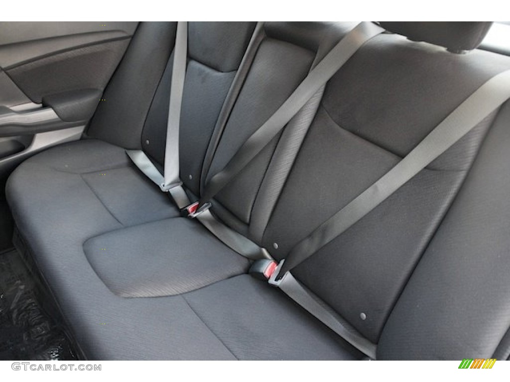 2013 Civic EX Sedan - Polished Metal Metallic / Black photo #16