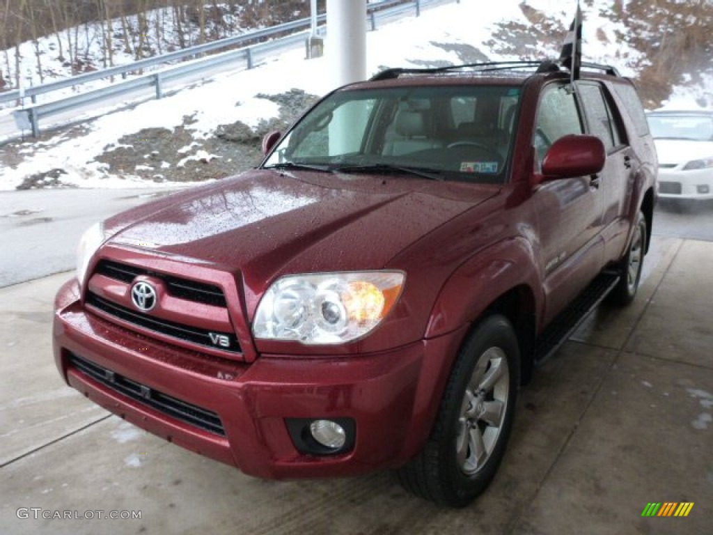 2007 4Runner Limited 4x4 - Salsa Red Pearl / Stone photo #5