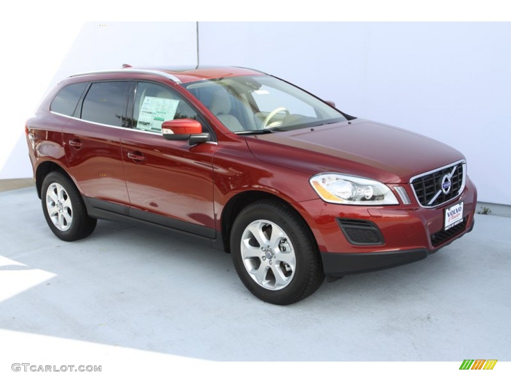 2013 XC60 3.2 - Flamenco Red Metallic / Sandstone photo #5