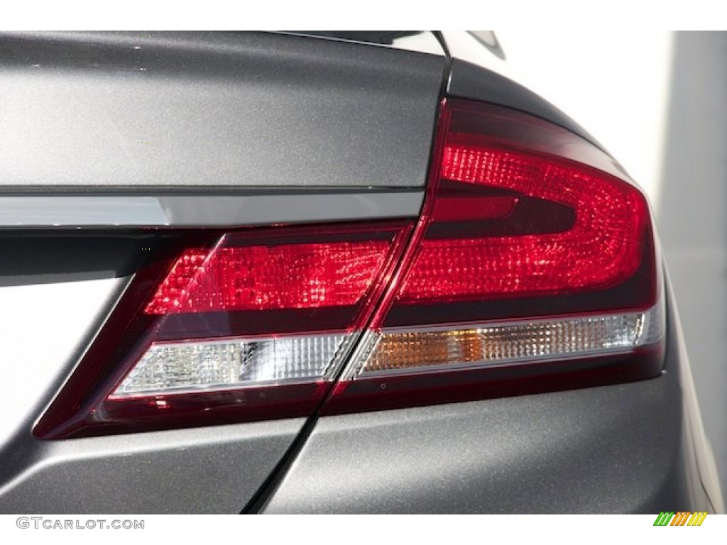 2013 Civic EX Sedan - Polished Metal Metallic / Gray photo #4