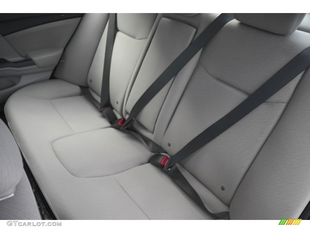 2013 Civic EX Sedan - Polished Metal Metallic / Gray photo #14