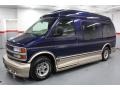 2000 Indigo Blue Metallic Chevrolet Express G1500 Passenger Conversion Van  photo #7