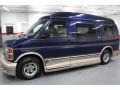 2000 Indigo Blue Metallic Chevrolet Express G1500 Passenger Conversion Van  photo #8