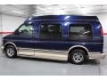 Indigo Blue Metallic 2000 Chevrolet Express G1500 Passenger Conversion Van Exterior