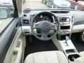 Ivory 2013 Subaru Outback 2.5i Dashboard