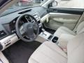 Ivory 2013 Subaru Outback 2.5i Interior Color