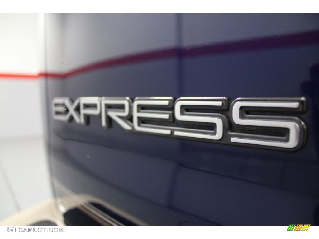 2000 Express G1500 Passenger Conversion Van - Indigo Blue Metallic / Neutral photo #22