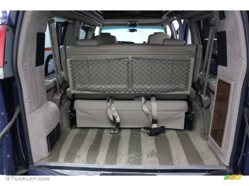 2000 Express G1500 Passenger Conversion Van - Indigo Blue Metallic / Neutral photo #44