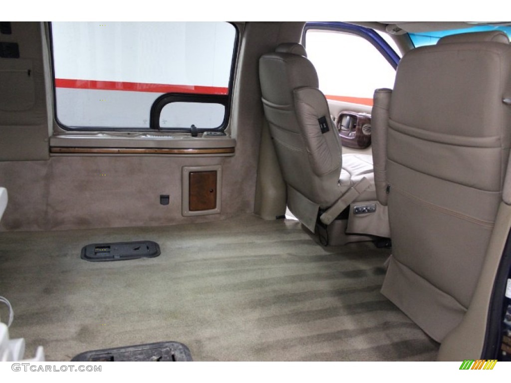 2000 Express G1500 Passenger Conversion Van - Indigo Blue Metallic / Neutral photo #49