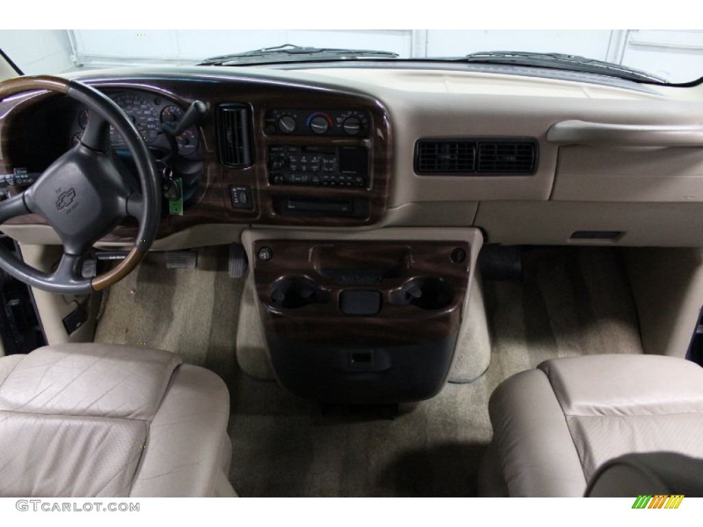 2000 Express G1500 Passenger Conversion Van - Indigo Blue Metallic / Neutral photo #63