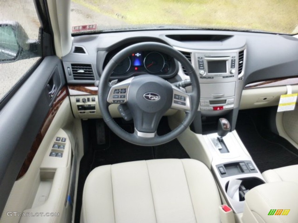 2013 Subaru Legacy 2.5i Limited Warm Ivory Leather Dashboard Photo #75848608