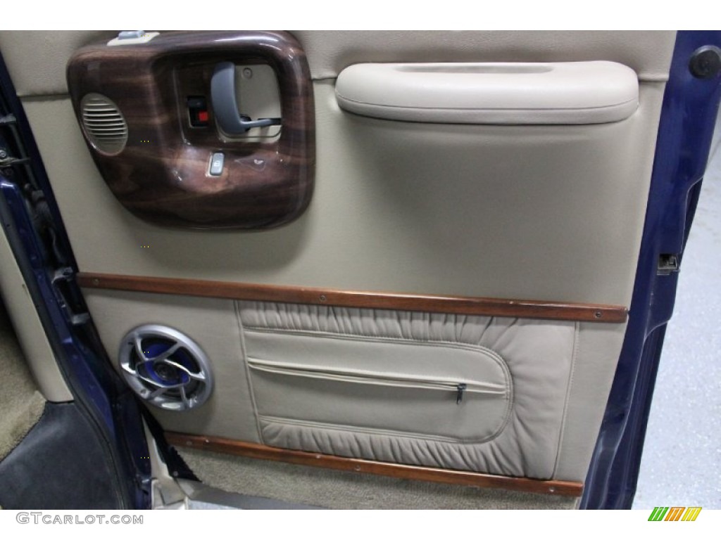 2000 Express G1500 Passenger Conversion Van - Indigo Blue Metallic / Neutral photo #72