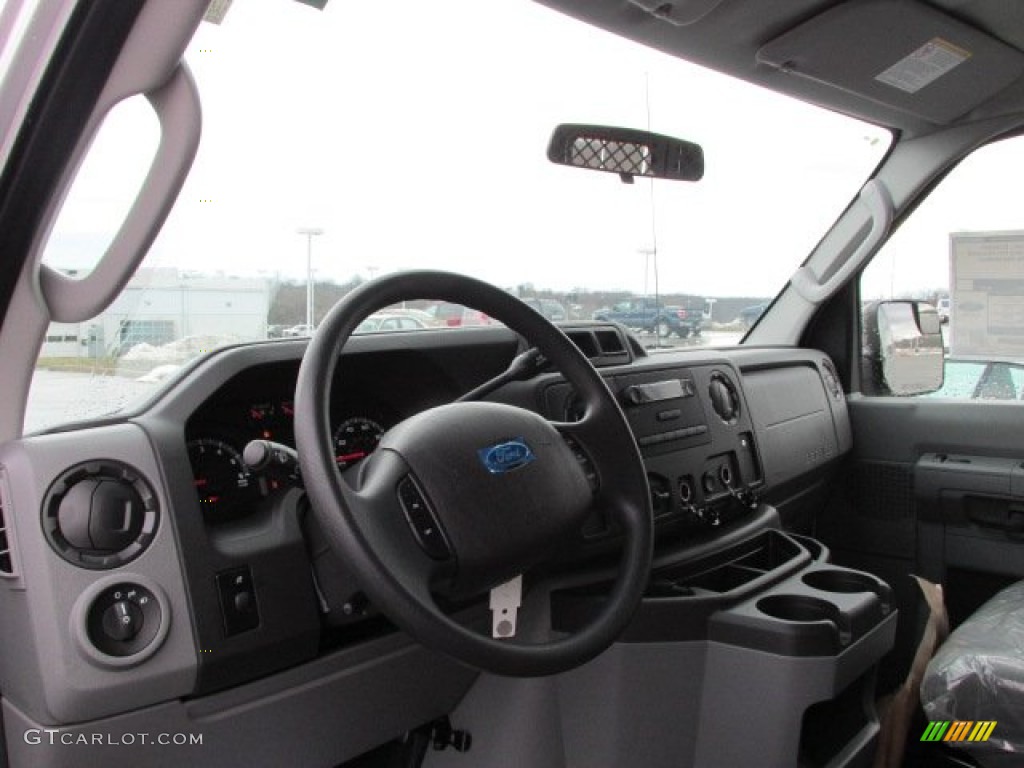2013 Ford E Series Van E350 Cargo Medium Flint Dashboard Photo #75848851