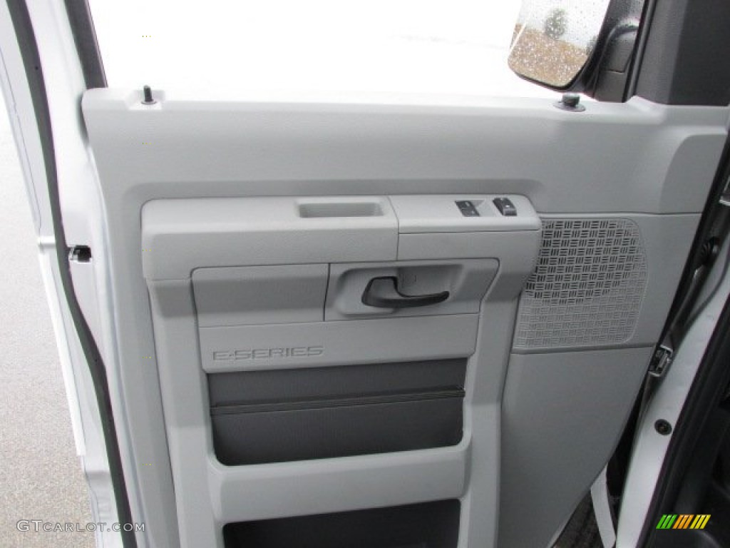 2013 Ford E Series Van E350 Cargo Medium Flint Door Panel Photo #75848873
